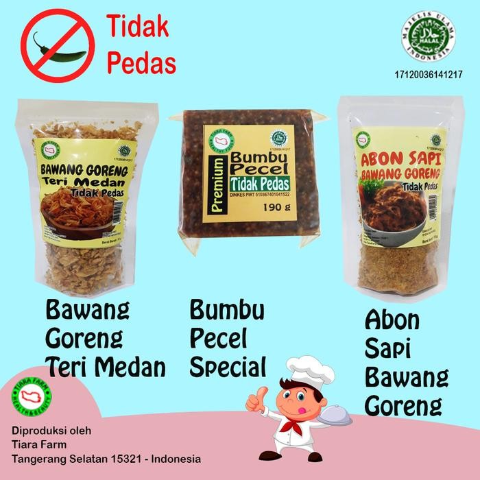 

NewZbgt- Bundling Abon Sapi Bawang Goreng-Sambel Pecel-Bawang Goreng Teri Medan