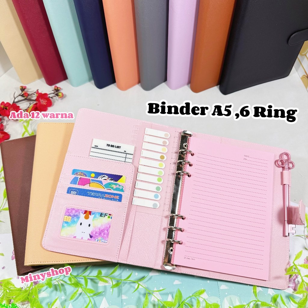

Binder Polos Eksklusif A5 6 Ring Agenda A5 Polos 6 Ring Binder A5 Polos Eksklusif Binder Kulit