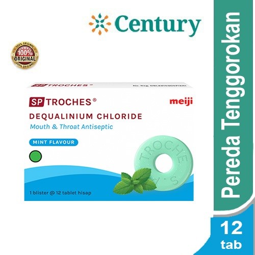 

SP TROCHES MINT FLAVOUR 12 TAB / PEREDA TENGGOROKAN / TABLET HISAP