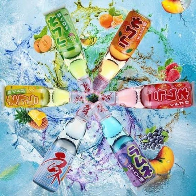

Ramune soda jepang hatakosen ramune hata ramune 200ml japanese fruit soda buah jepang