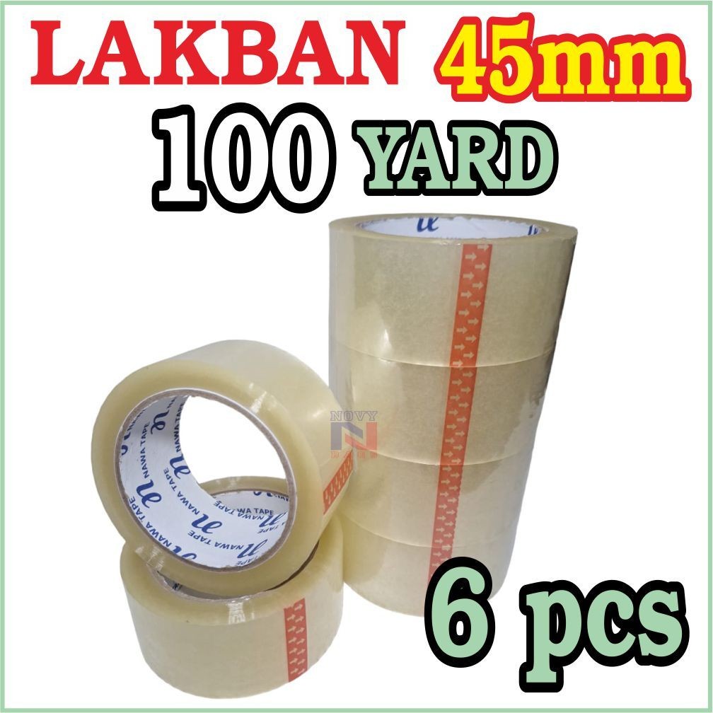 

PROMO HEMAT!!! HARGA 1 SLOP = 6 PCS/ROLL LAKBAN BENING & COKLAT 45mm X 100YARD, KUALITAS TERBAIK