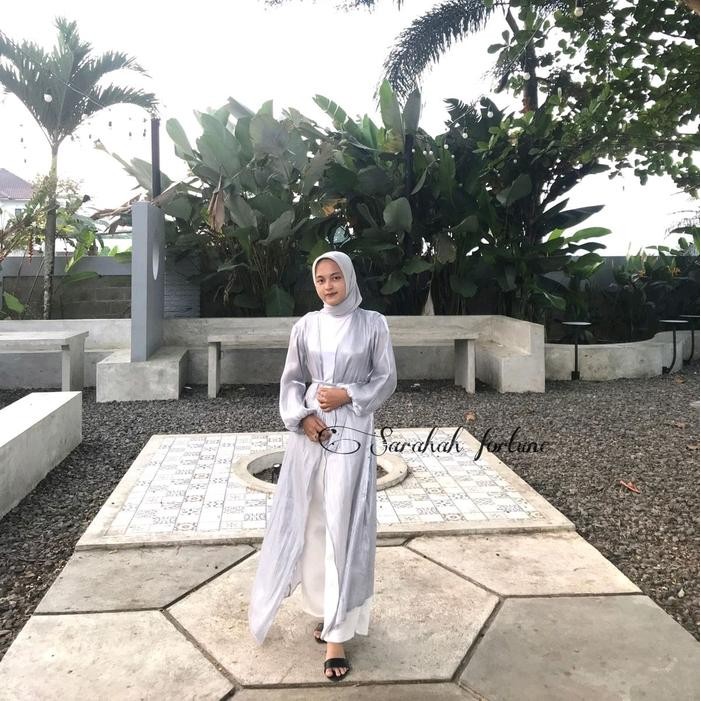 Busanae- RAYA OUTER SHIMMER SILK ABAYA PREMIUM BACA DESKRIPSI