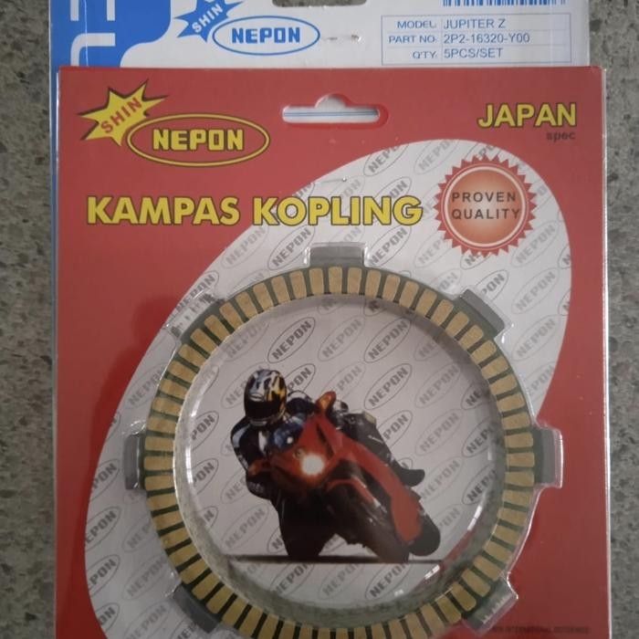 PREMIUM Kampas Kopling Plat Kopling Racing Paper NEPON Jupiter Z Japan Tech