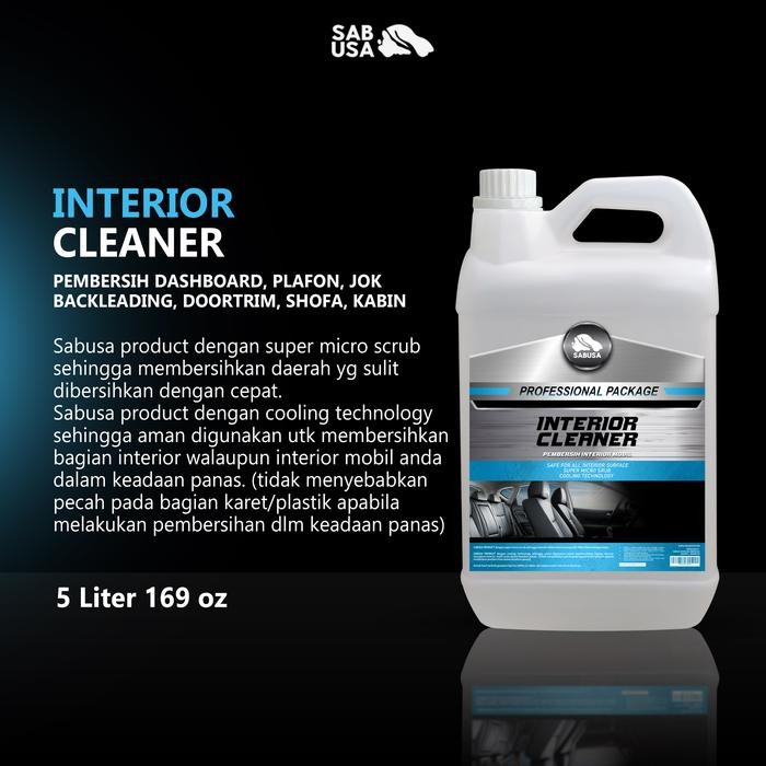 SABUSA Interior Cleaner 5 Liter Biang Pembersih Kabin Dashboard Mobil