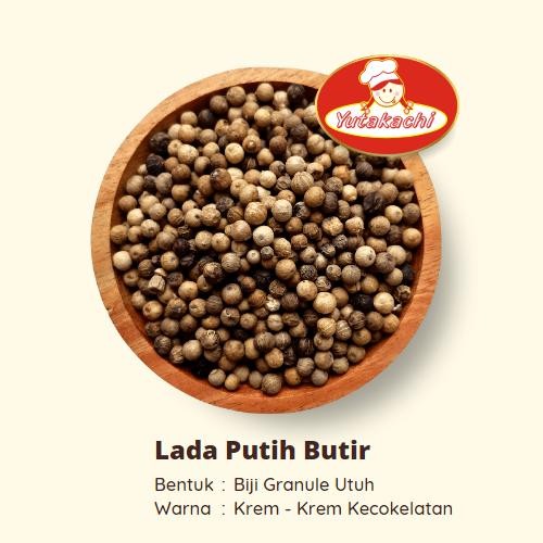 

Lada Putih Butir 1 Kg / Merica Utuh Rempah Spices Alami