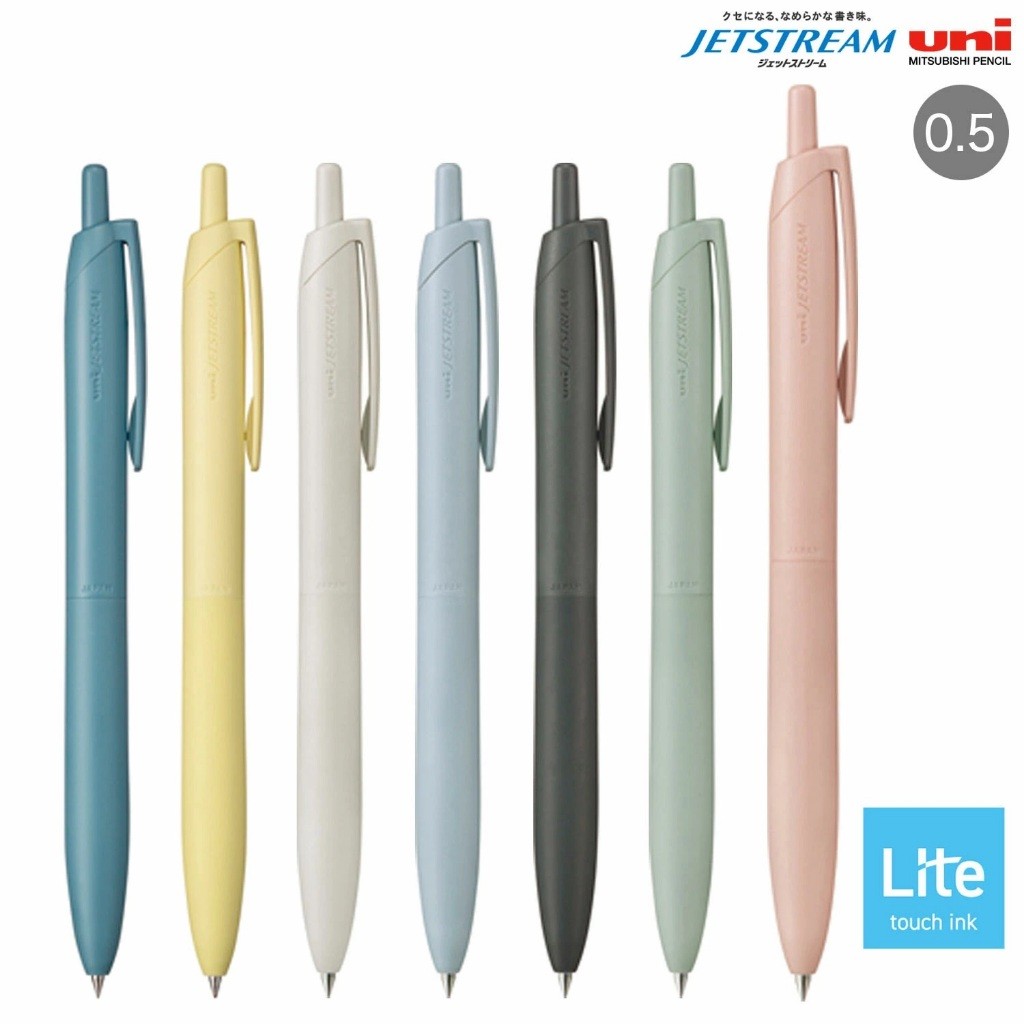 

UM1 Uni Jetstream Lite Touch Ink Single Color Lht Ballpoint Pen 0.5mm 0.7mm Pulpen SXN-LS