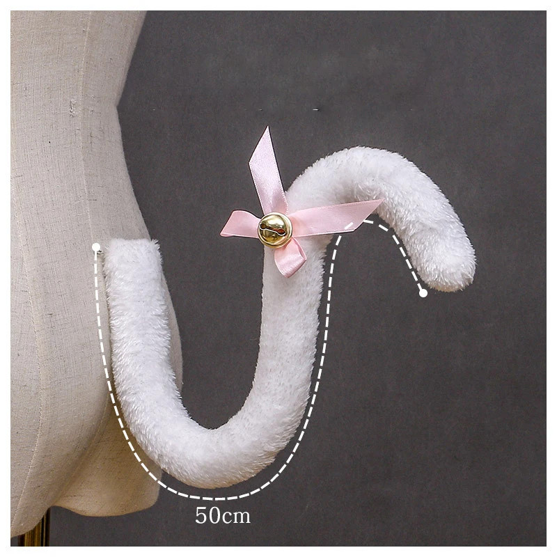 Promo Cat Tail Cosplay Ekor Kucing Buntut Cosplay Lolita Kawaii Cute Cosplay Accessories Termurah