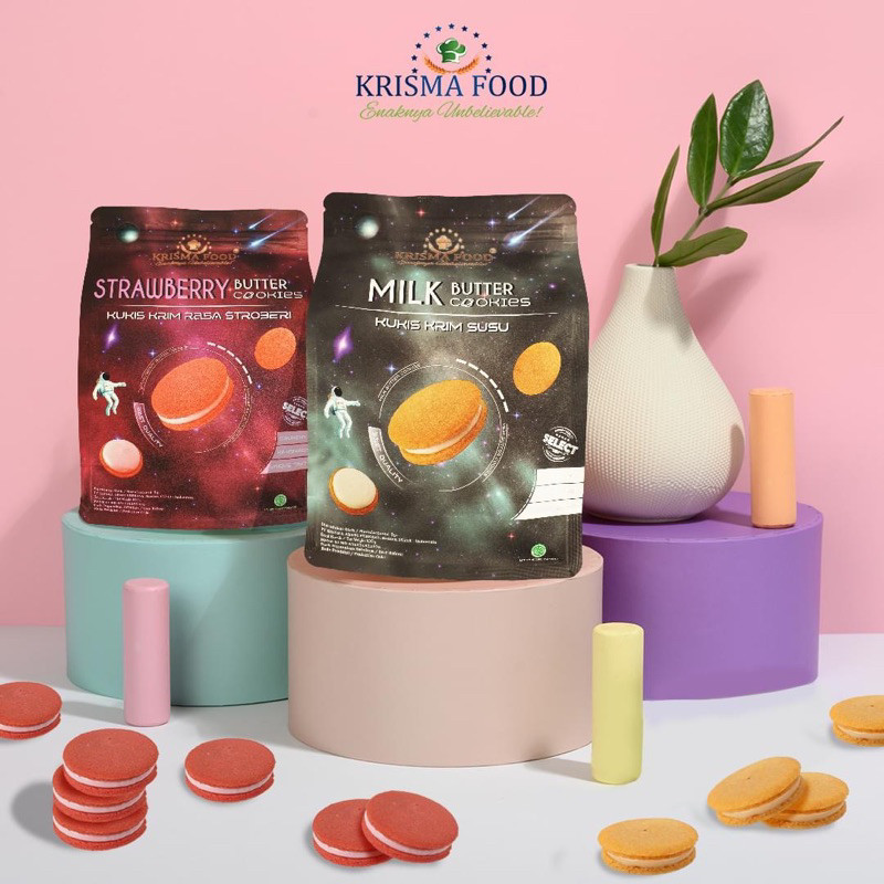 

Sajiandapur Krisma Food Butter Cookies Galaxy 100G Butter Cookies Coklat Butter Cookies Keju