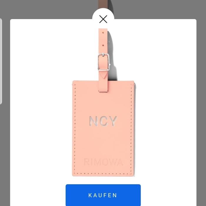 ORIGINAL NAME TAG RIMOWA