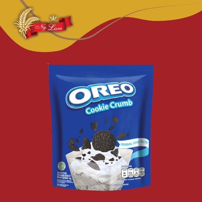 

Sajiandapur Oreo Cookie Crumb / Bubuk Biskuit Oreo 1 Kg