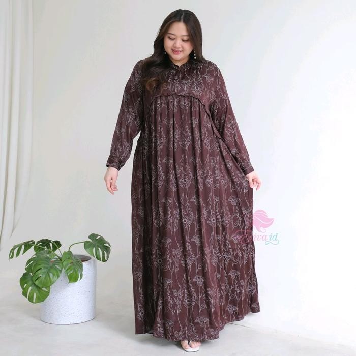 Layali- Jumbo gamis siera ld 120 130 140 cm dress wanita muslim