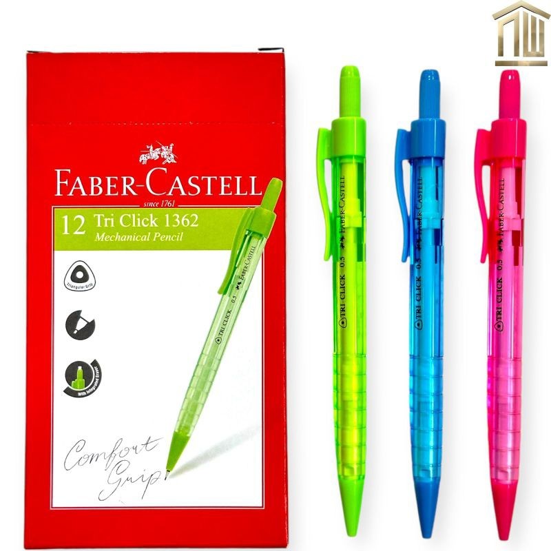 

UM1 Pensil Mekanik Faber Castell 2B 0.5 Tri Click (Pcs)