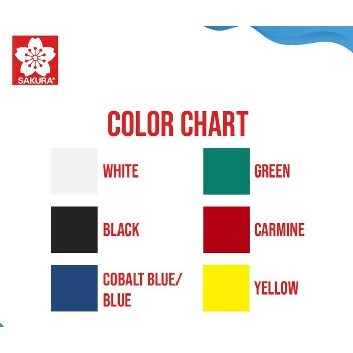 

TERLARIS Sakura Poster Color Starter Set 6x15ml / Cat Poster Sakura