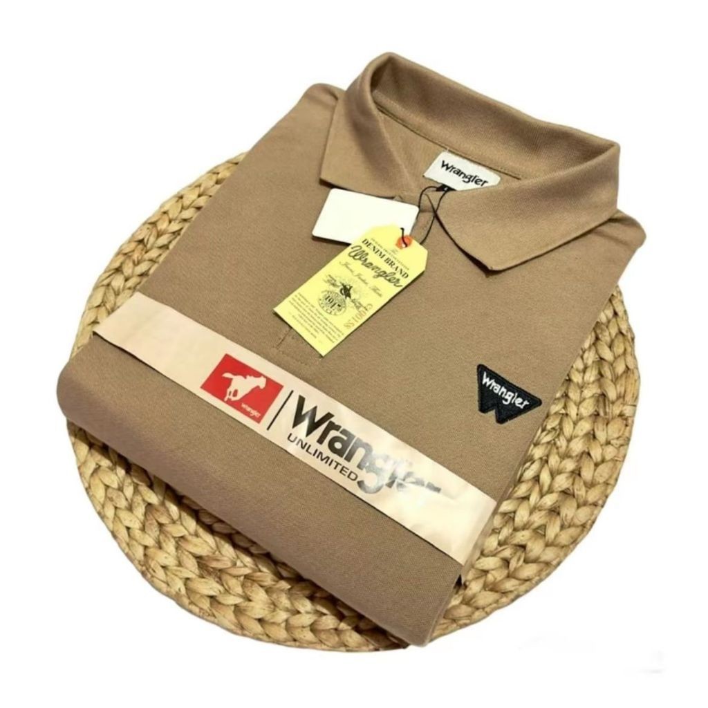 KAOS KERAH PRIA DEWASA WRANGLER TERBARU M L XL XXL POLO SHIRT ORIGINAL PREMIUM TERBARU Kaos Kerah