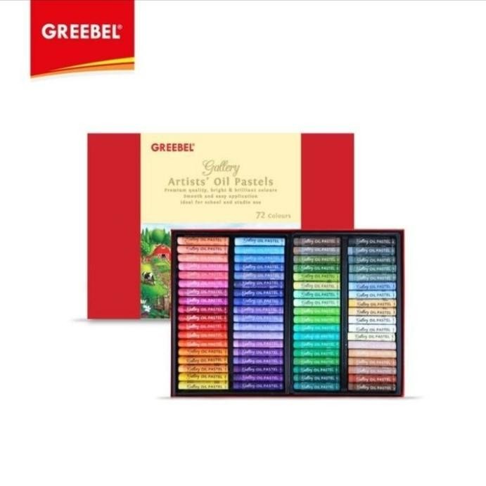 

TERLARIS Crayon GREEBEL Artist Oil Pastels 72 Warna ORIGINAL