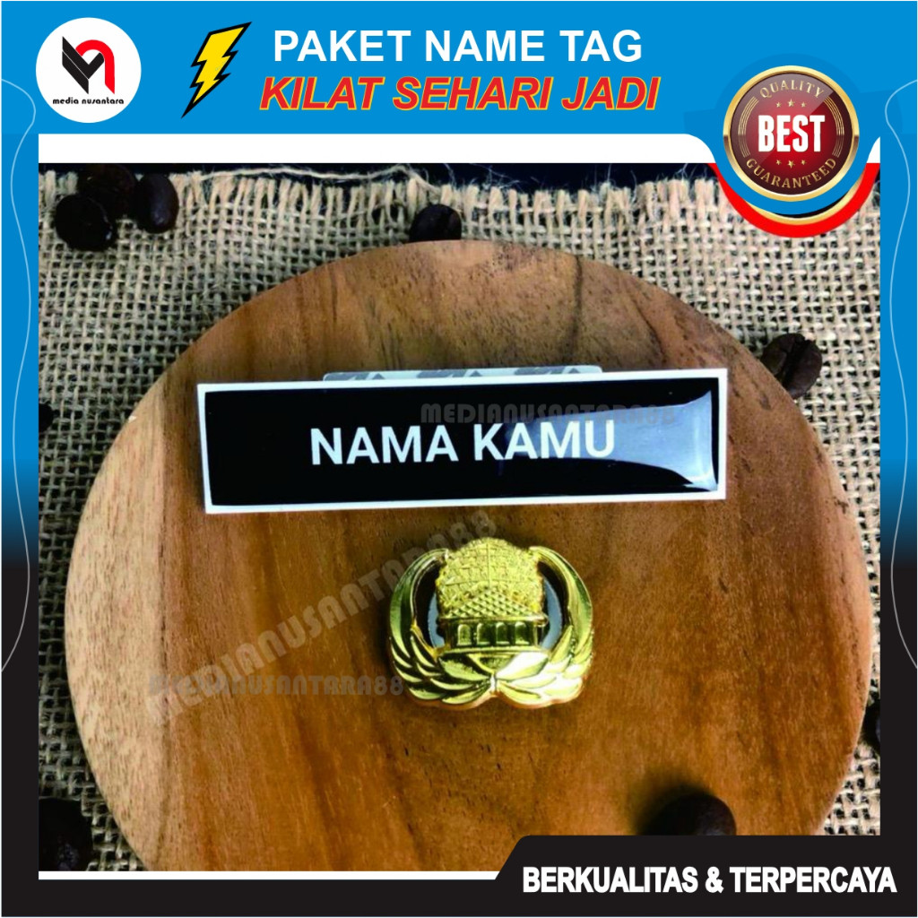 

PAKET PAPAN NAMA DAN PIN KORPRI (KILAT 1 HARI JADI)