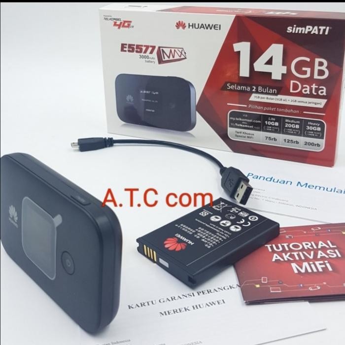 Baterai bolt Max 2 E5577 e5573 xlgo Max2 HB824666RBC 100% Original