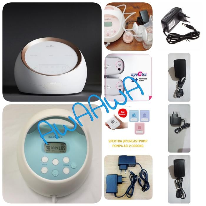 HIZA.STORE ADAPTOR CHARGER SPECTRA 9+ PLUS M1 NEW S1 S2 POMPA ASI BREAST PUMP