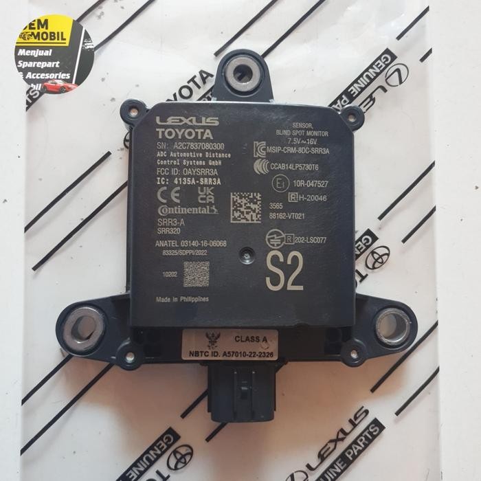 Sensor Blind Spot Monitor innova zenix