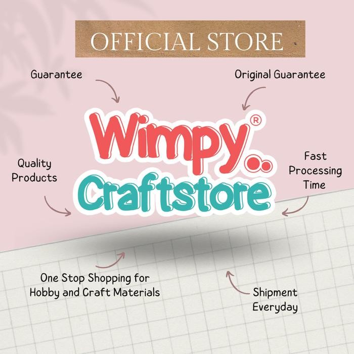 

TERLARIS Wimpy Bag Painting Starter KIT Melukis Tas Kanvas Art SET Painting KIT