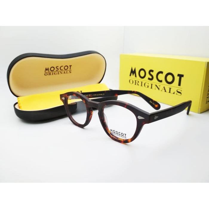 Berkualitas Frame Kacamata Casual Moscot Lemtosh Size Small Paket Lensa Minus