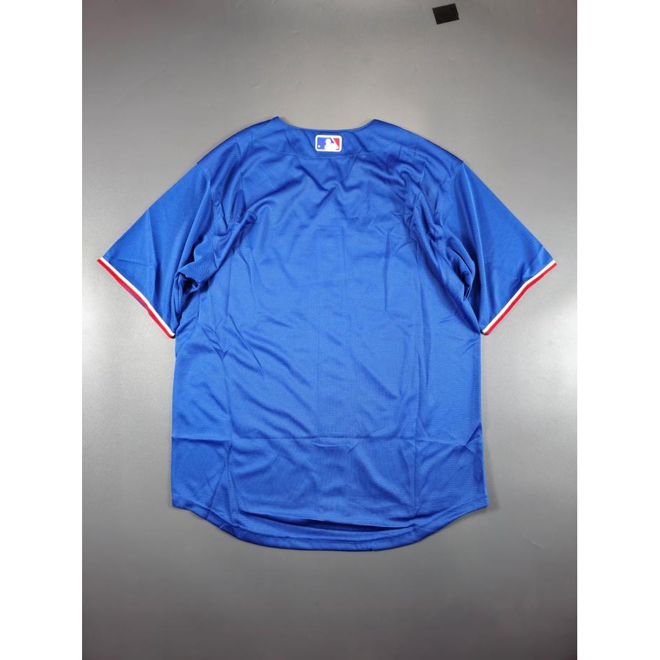 BAJU JERSEY BASEBALL MLB TEXAS RANGERS BIRU IMPORT QUALITY