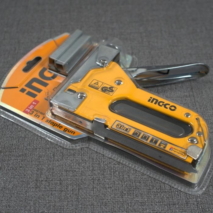 

WOLD - 3-in-1 Staple Gun INGCO HSG1405 - Stapler Staples Steples Tembak Jok