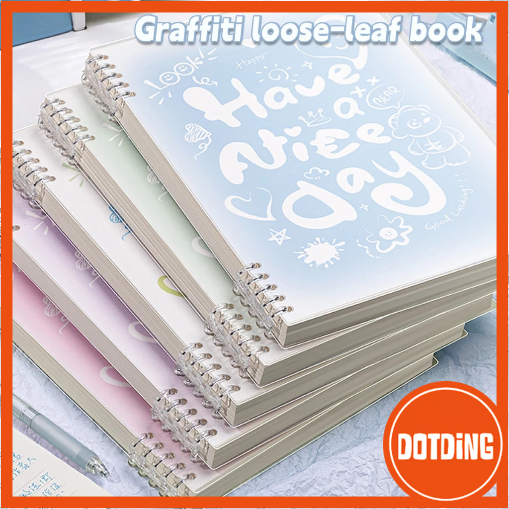 

UM1 [COD] Buku Catatan Lepas B5/A5 Kertas 80 GSM yang Dapat Dilepas Kumparan Anti Lengket Buku