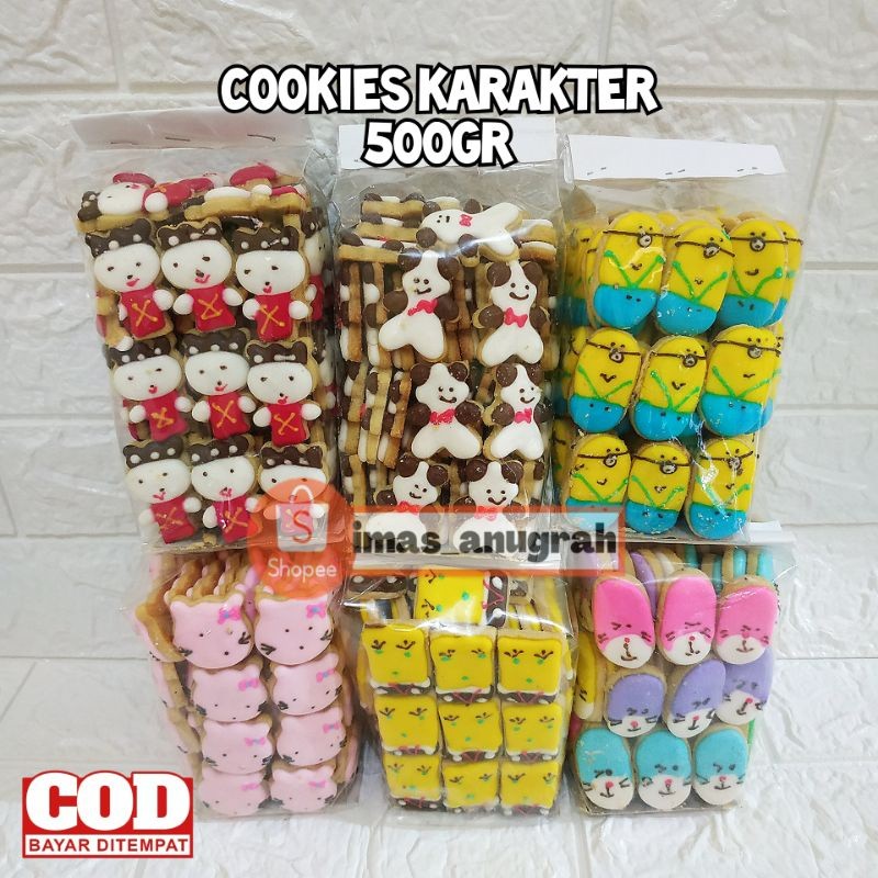 

AYOOOLLARIZSS!! COOKIES KARAKTER 500GR/ KUKIS KARAKTER/ KUE LEBARAN / COOKIES MURAH