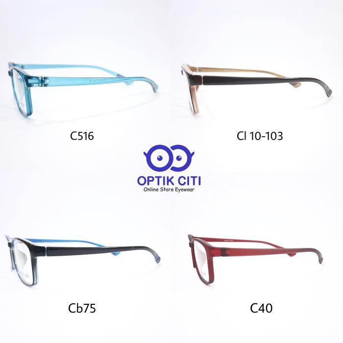 Laris Frame Kacamata Pria Wanita Swiss Plus 216 Super Lentur Dan Ringan Ori