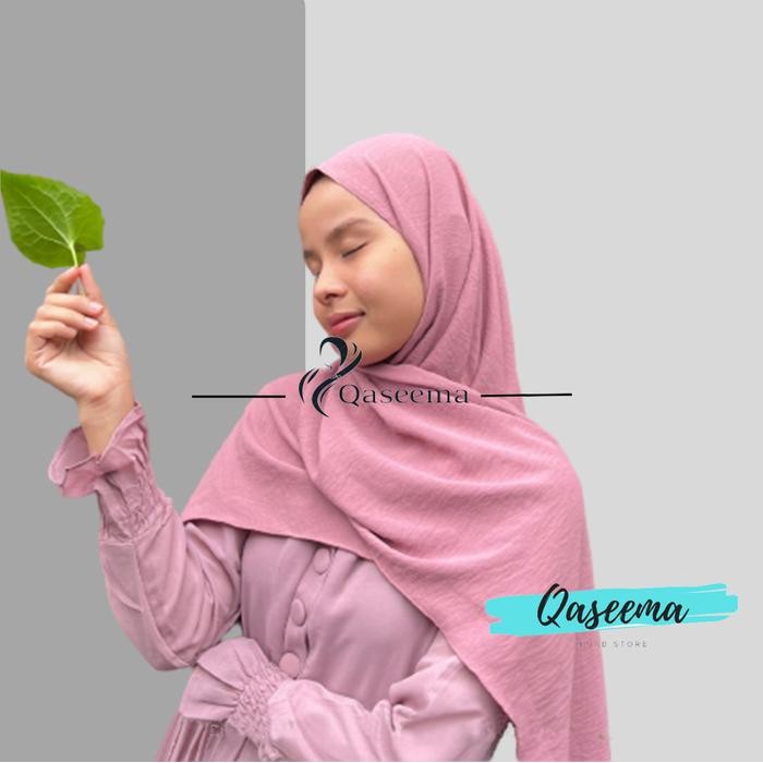 Nayyir- HIJAB SEGITIGA INSTAN OVAL CRINKLE AIRFLOW PREMIUM JILBAB INSTAN SEGITIGA CRINKLE PREMIUM