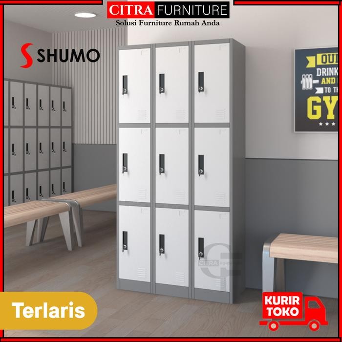 

Shumo Grey Series Loker Besi Ruangan Fitness Gym Olahraga Locker Kolam Renang Besi Serba Guna