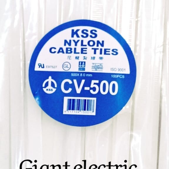 

Kss Nylon Cable Ties Cv -500 / 50 Cm X 8 Mm