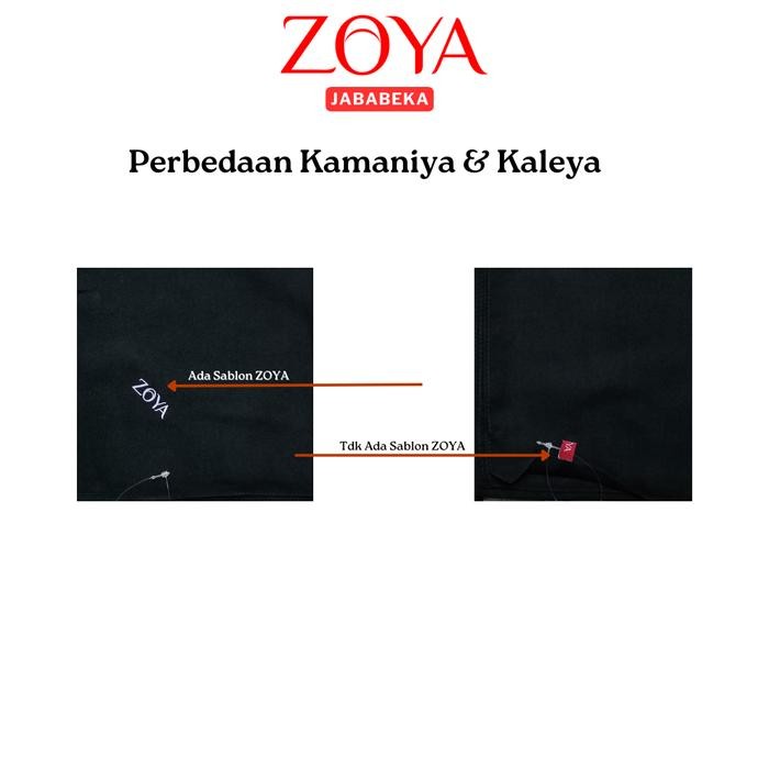 murah- ZOYA Kamaniya Plain Scarf Kerudung Hijab Jilbab Segi Empat Polos