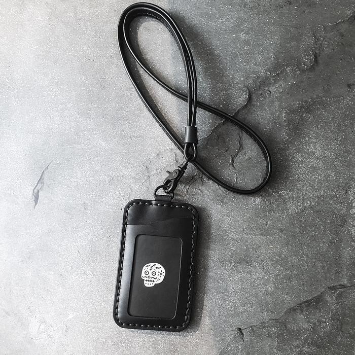 

Bds Detroit - Handmade Leather, Mens Lanyard Id Card Holder