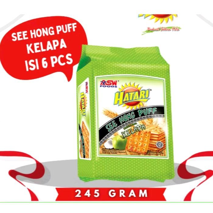 

EatFr3sh- (6 PCS) HATARI See Hong Puff Biskuit Malkist 245gr PAKET HEMAT Camilan Crackers