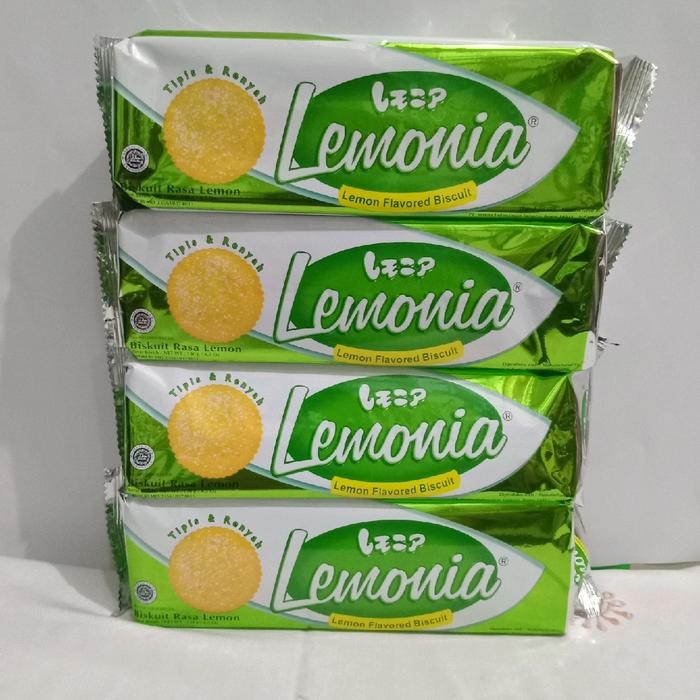 

EatFr3sh- Lemonia biskuit rasa lemon paket 4pcs @ 130g Food Snack Cemilan
