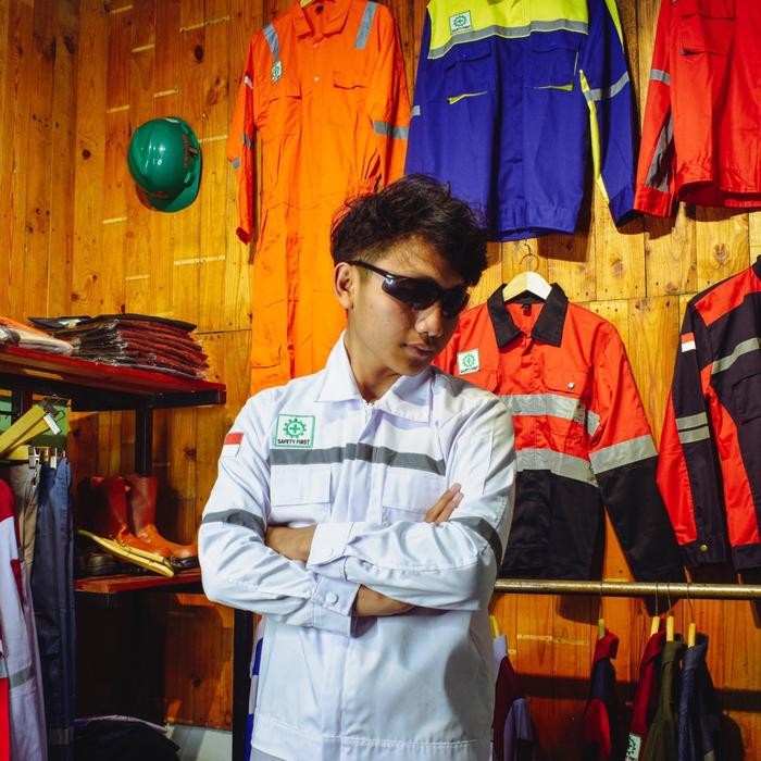 New Wearpack Atasan Putih Polos Ready