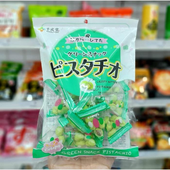 

EatFr3sh- Sennarido Green Pistachios 80gr/ Snack Jepang Kacang pistachio