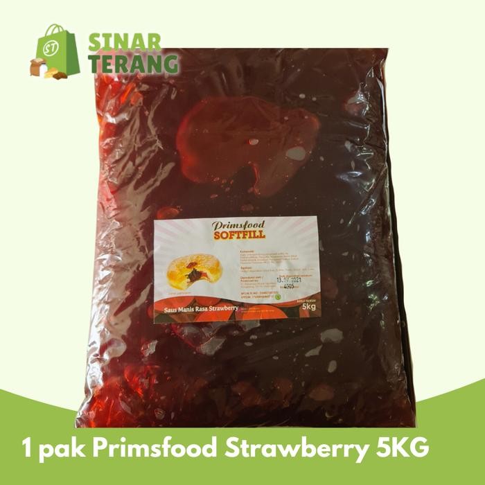 

EatFr3sh- Selai Prims Food strawberry 5 KG / PRIMSFOOD stoberi softfill 5kg