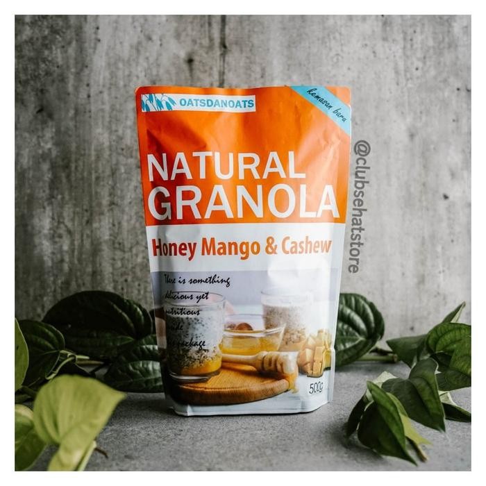 

EatFr3sh- OATSDANOATS, GRANOLA HONEY MANGO CASHEW, 500GR