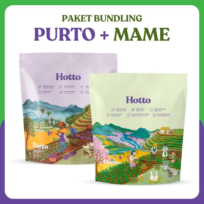 

EatFr3sh- Paket BUNDLING Hotto Purto & Hotto Mame - 28 Sachet