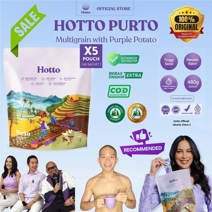 

EatFr3sh- HOTTO PURTO MULTIGRAIN 5 POUCH (80 SACHET)