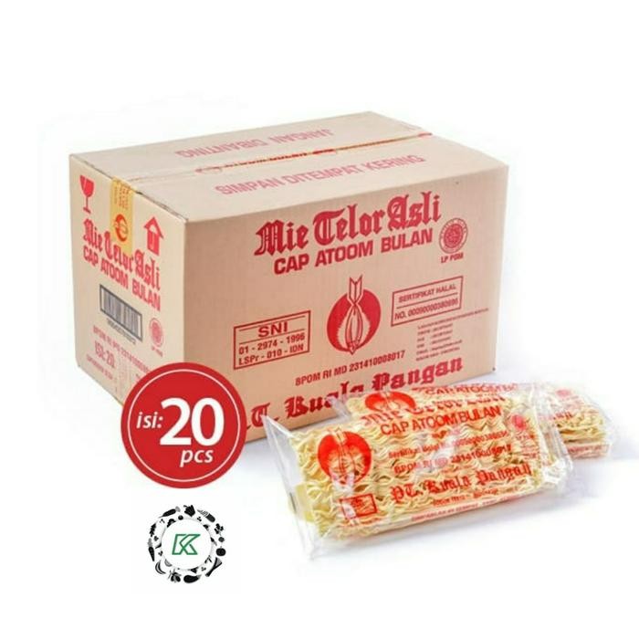 

EatFr3sh- Mie Telur Atoom Bulan 200 gr per dus isi 20