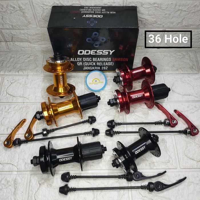 Hub Sepeda 36 Hole Freehub 36H Jangkrik Alloy Disc Bearing Odessy 282