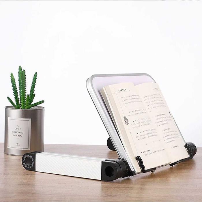 Stand Holder Lipat Penyangga Baca Buku Alquran Sudut 360 Derajat