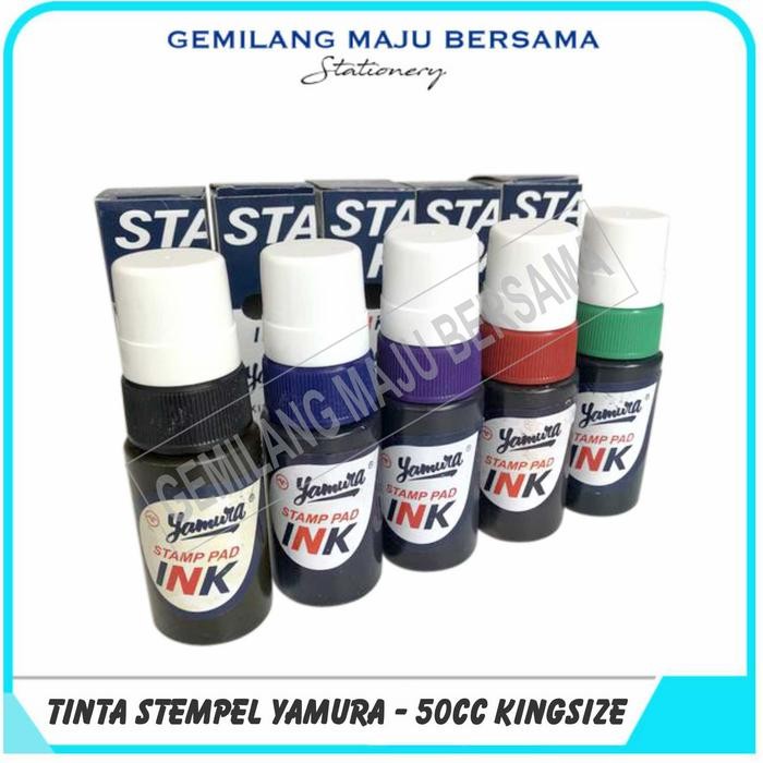 

No.OneBest- Tinta Stempel Yamura Kingsize 50cc (Biru, Hijau, Hitam, Merah, Violet)