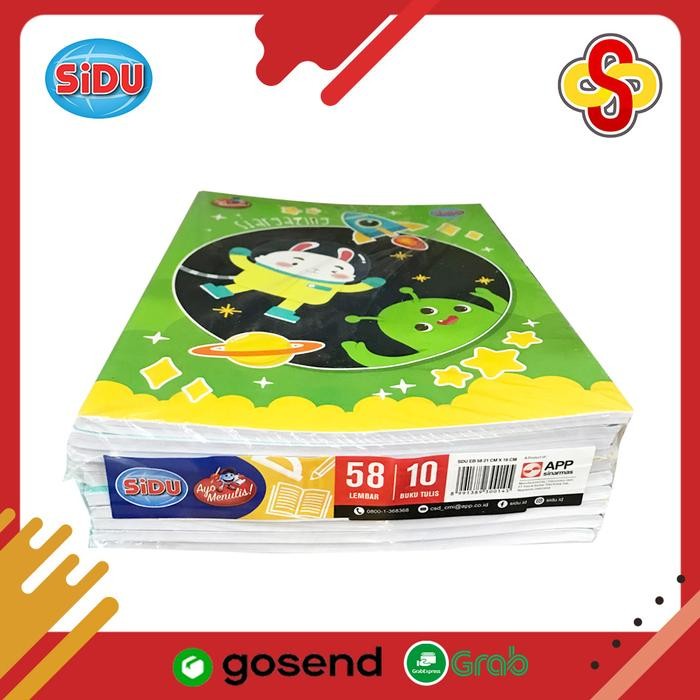

No.OneBest- Buku Tulis SiDU 58 Lembar Isi 1 pak / 10 pcs