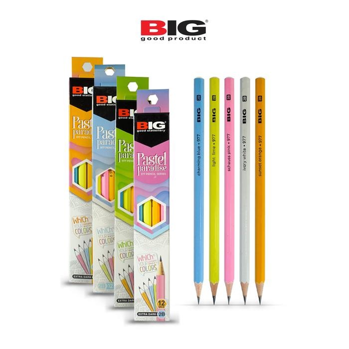 

No.OneBest- Pensil 2B Pastel Paradise PS-977 Pak 12 Pcs Pencil Untuk Ujian