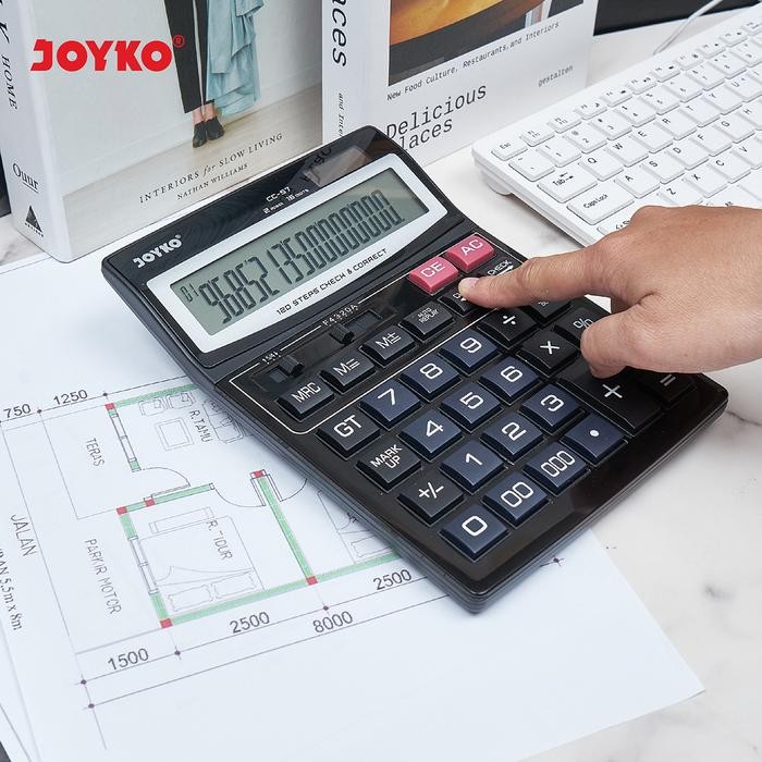 

Joyko Calculator Kalkulator Cc-57 16 Digits Check & Correct